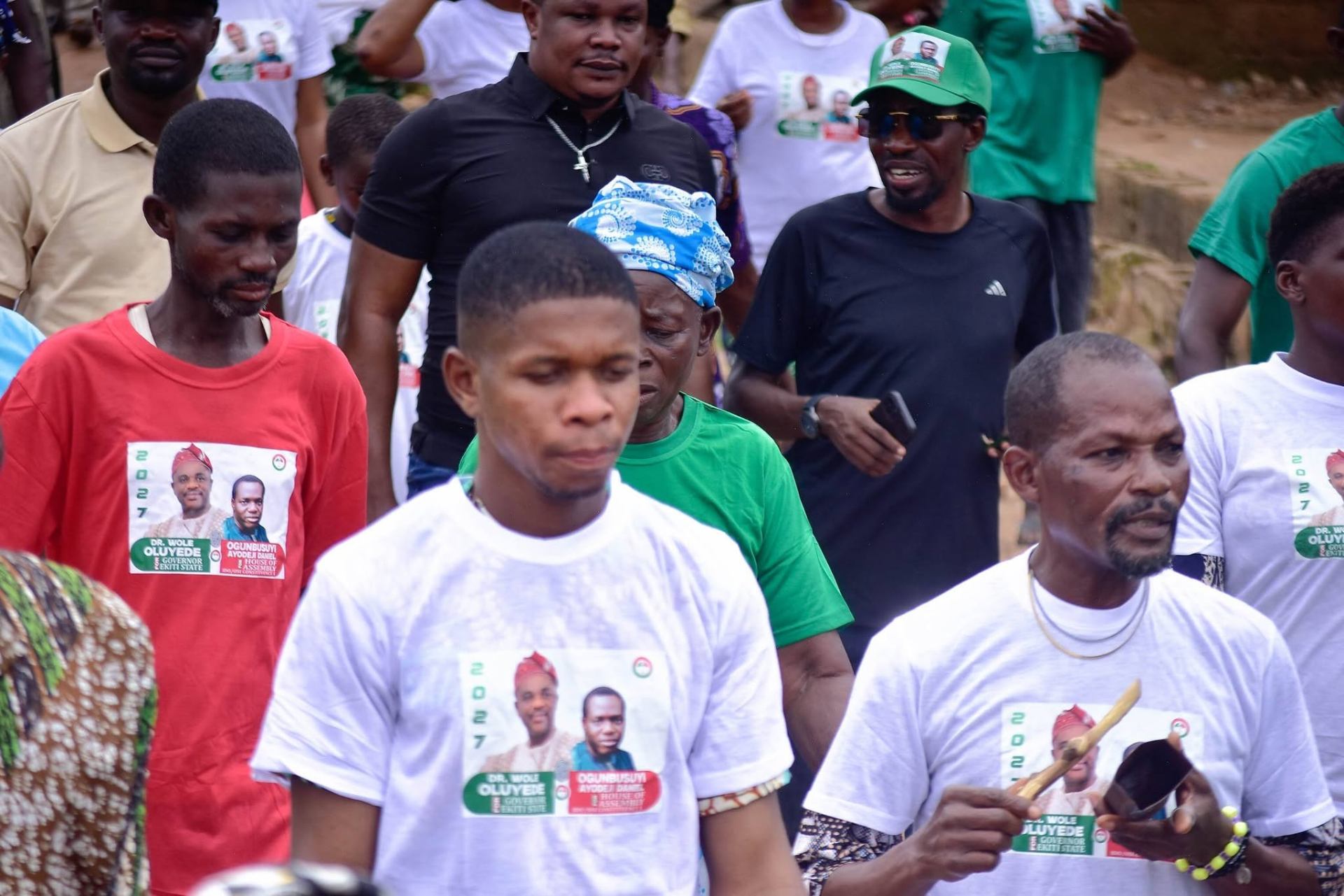 Supporters rally for change